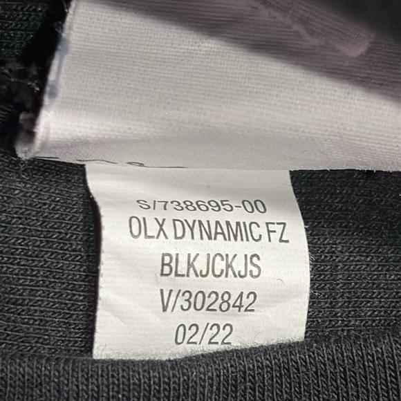 Old Navy Active Dynamic Fleece 4-Way Stretch Black Jacket Hoodie Kids Size M (8) - Picture 6 of 8